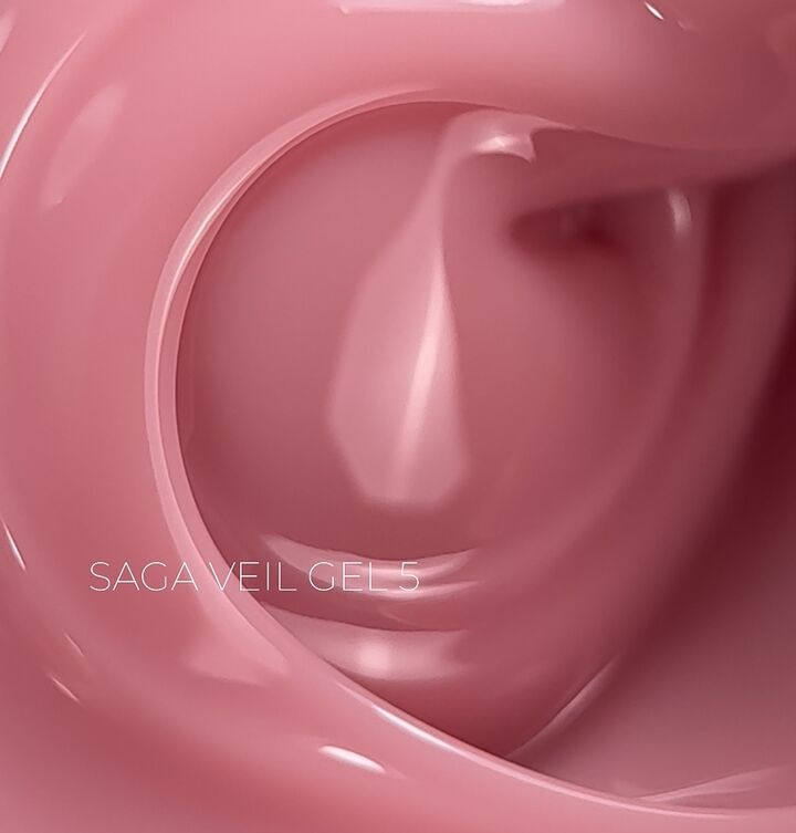 SAGA. Builder gel "Veil", 15 ml, #05. Гель для укріплення та нарощування #2
