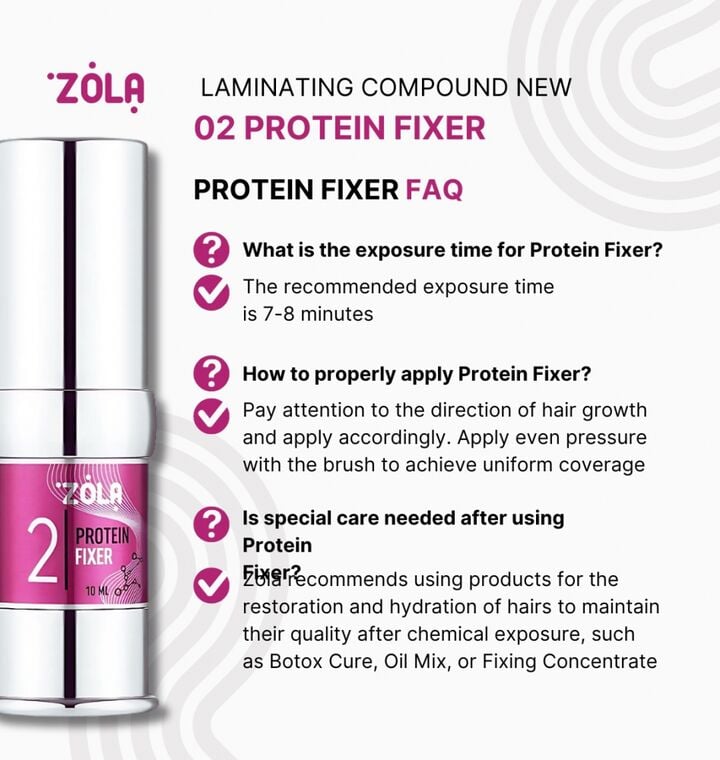 ZOLA. Lamination Set, Brow&Lash Protein Reconstruction System. Набір для ламінування брів та вій #12