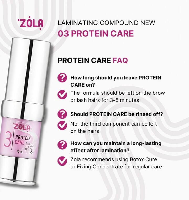 ZOLA. Lamination Set, Brow&Lash Protein Reconstruction System. Набір для ламінування брів та вій #17