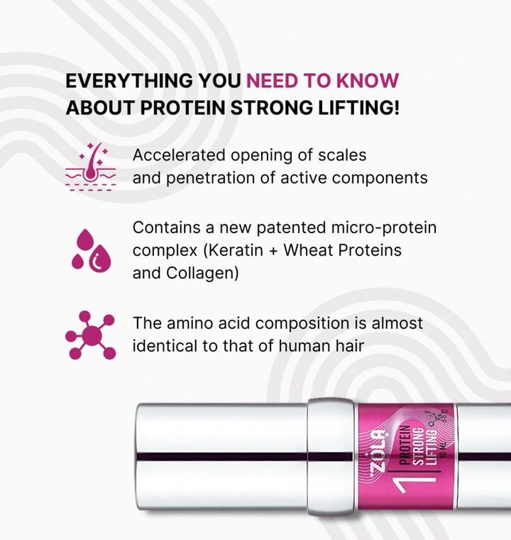ZOLA. Brow & Lush Lamination Compound 01, Protein Strong Lifting, 10 ml. Склад для ламінування 01 #6