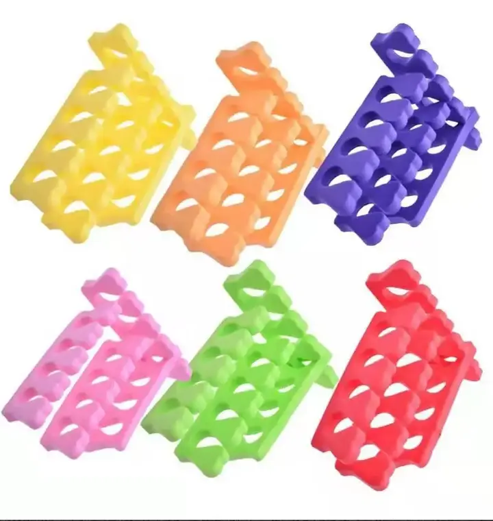 Розділювачі для пальців, жовті, 2 шт (1 пара) — Toe separators, NAILSMADE