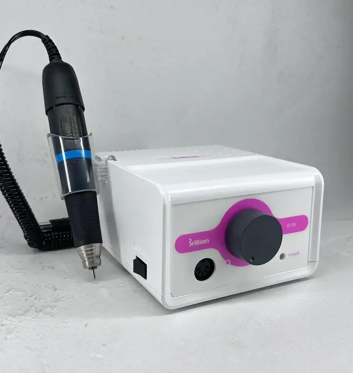 STRONG. Nail drill "Saeshin Brillian B135/H400", original. Фрезер 40 тисяч оборотів, реверс, оригінал з сертифікацією, без педалі — Fresadoras, NAILSMADE