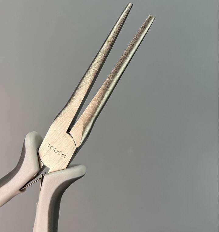 TOUCH. Needle-nose Pliers, for nail shaping, Тонкогубці для формування арки #3