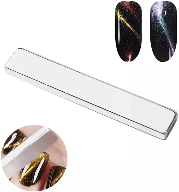 SAGA. Magnet for Gel Polish Cat's eye, 6 cm. Магніт ПРЯМОКУТНИЙ для "котячого ока" #2