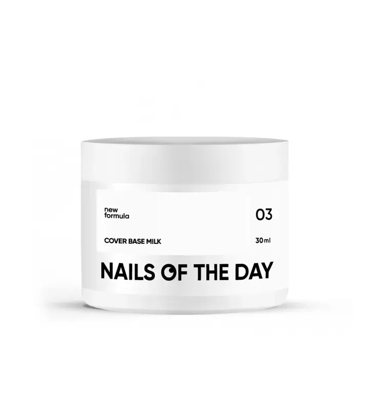NOTD. Cover Base Milk #03, NEW Formula, 30 ml, напівпрозора молочна база #2