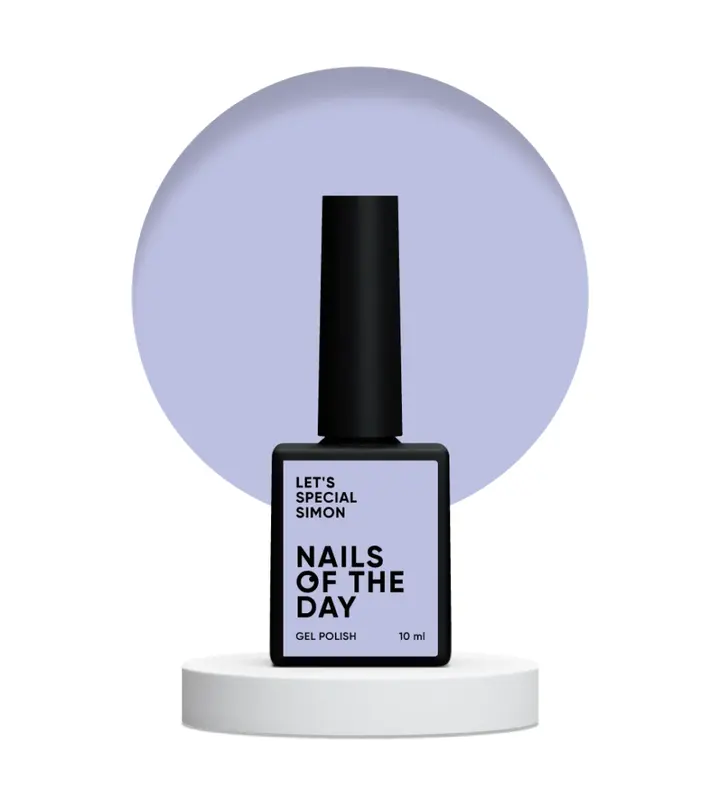NOTD. Гель-лак Let's special Simon, 10 ml, лілово-блакитний #1