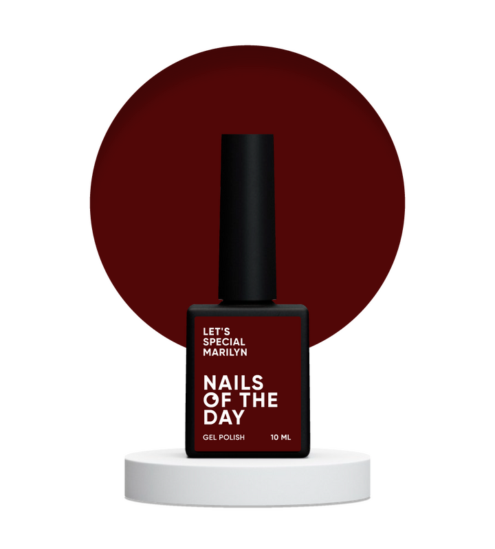 NOTD. "Let's Special" Gel Polish, MARILYN, #369, 10 ml, гель-лак, винний #2