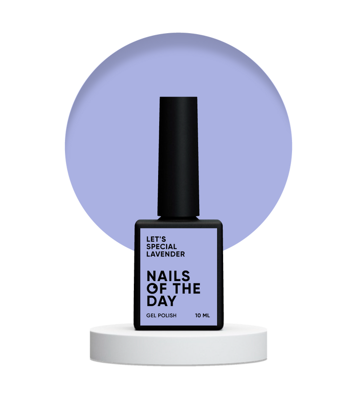 NOTD. "Let's Special" Gel Polish, Lavender, #281, 10 ml, лавандовий гель-лак #2
