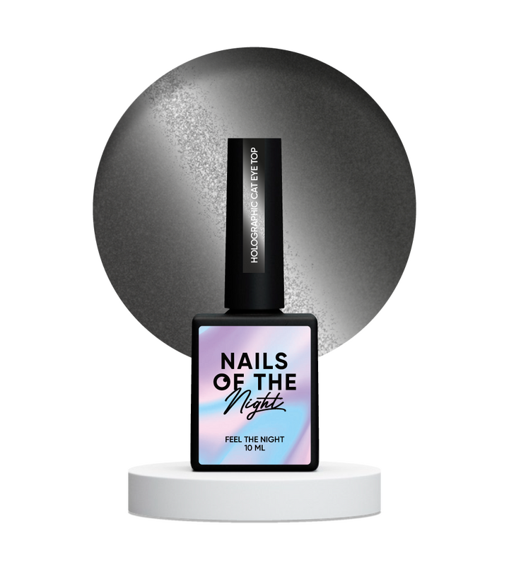 NOTN. Holographic "Cat Eye" Top, 10 ml, top olografico con effetto "occhio di gatto" #2