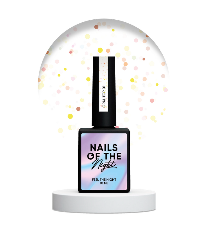 NOTN Top Opal №01 на прозорій основі, 10 ml #2