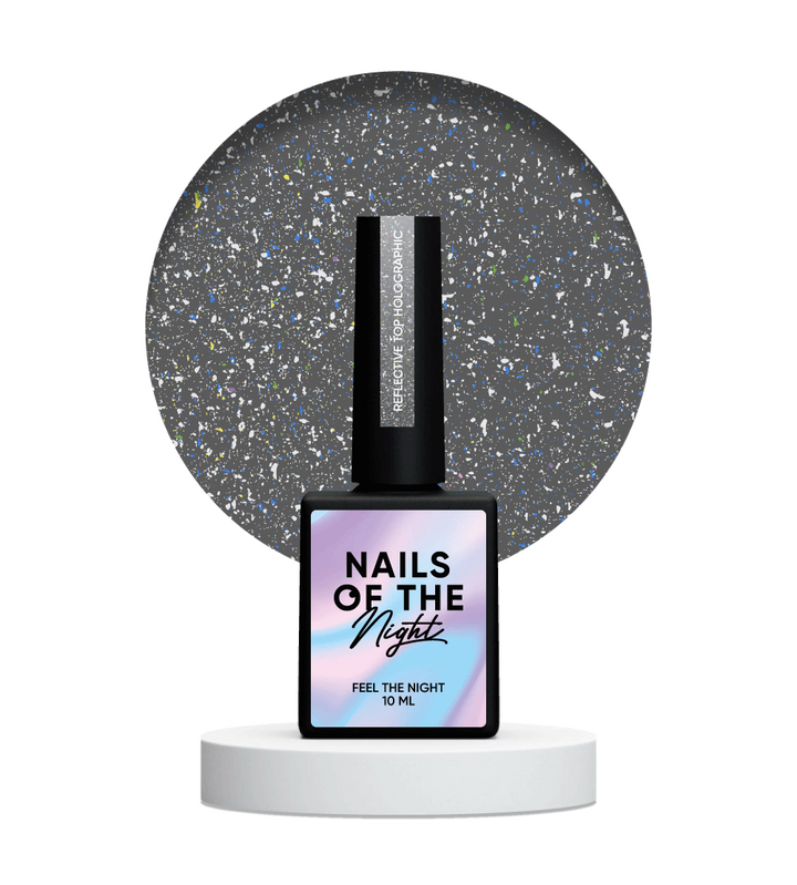 NOTN. Reflective Holographic Top, 10 ml, світловідбиваючий голографічний топ, 10 ml #2