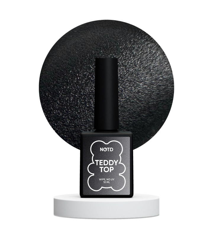 NOTD. Matte Top "TEDDY", 10 ml, matter Plüsch-Top #3