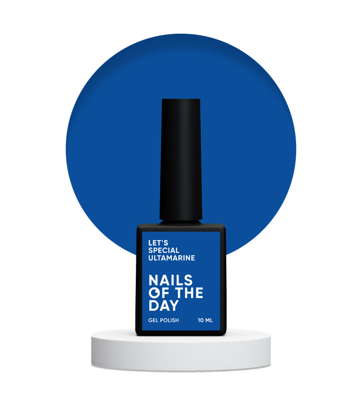 NOTD. "Let's Special" Gel Polish, Ultramarine, #265, 10 ml, gel polish bleu #2