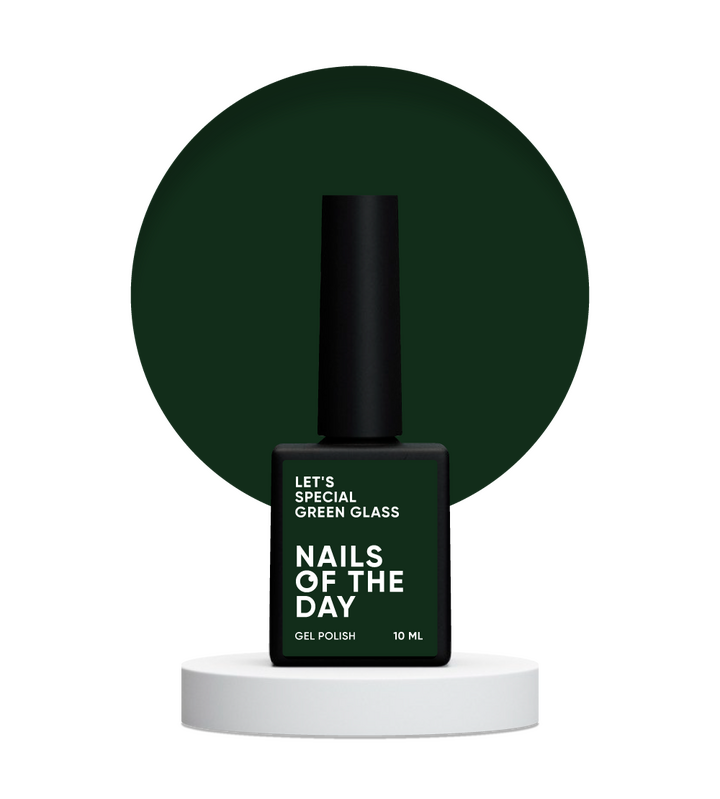 NOTD Гель-лак Let's Special Green Glass, #353, 10 ml (смарагдовий) #3