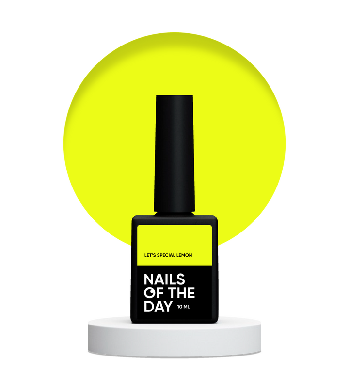 NOTD Гель-лак Let's Special Lemon, #229, 10 ml (неоново-лимонний) #2