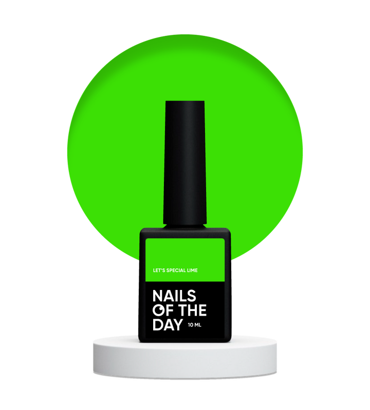 NOTD Гель-лак Let's Special Lime, #245, 10 ml (неоново-салатовий) #1