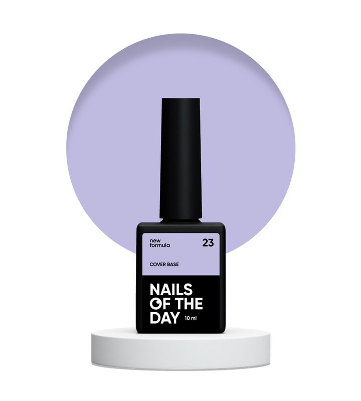 NOTD. Cover Base, NEW Formula #23, 10 ml, lila Camouflage Base #2