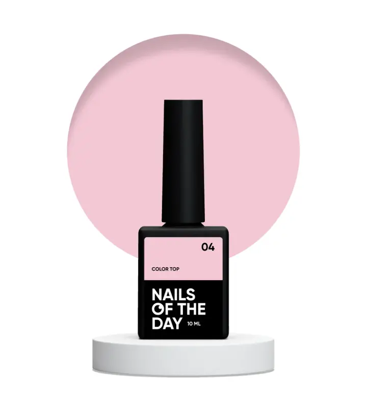 NOTD. Color Top #04, 10 ml, світло-бежевий топ без липкого шару #2
