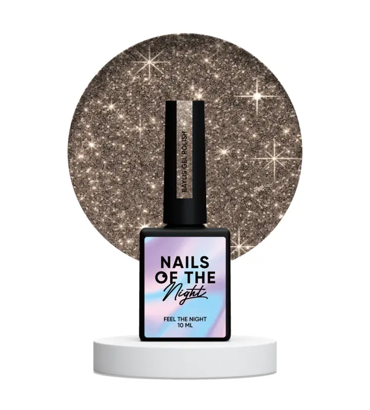 NOTN. Gel polish, Baylis, #011, 10 ml. Гель-лак світловідбиваючий, золотий #2