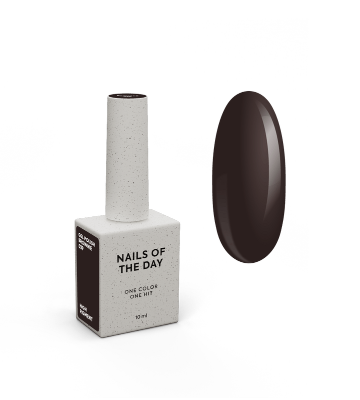NOTD. Гель-лак Let's special Brownie, #039, 10 ml #1