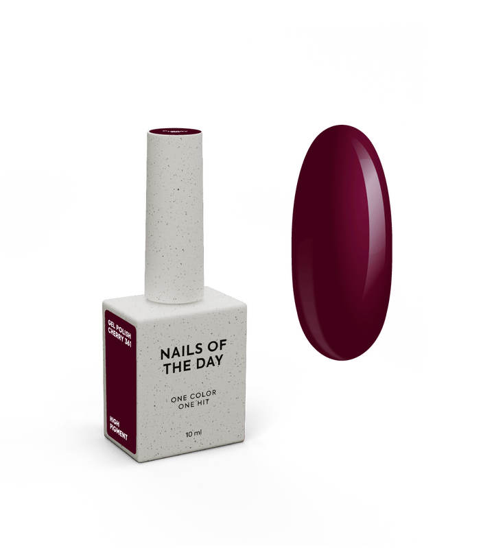 NOTD. "Let's Special" Gel Polish, Cherry, #361, 10 ml. Гель-лак, вишневий #1