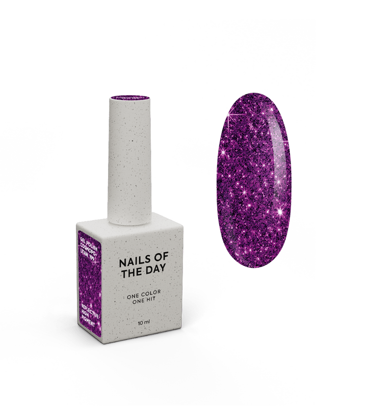 NOTN Гель-лак Cosmopolitan, #199, світловідбиваючий темно-рожевий, 10 ml #1