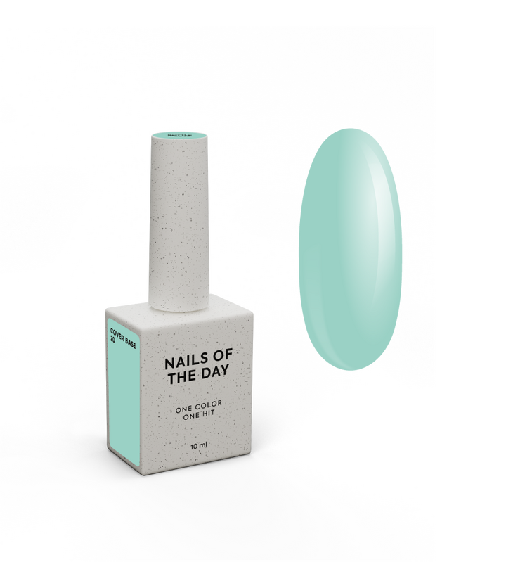 NOTD. Cover Base, NEW Formula #20, 10 ml, м'ятна камуфлююча база #3