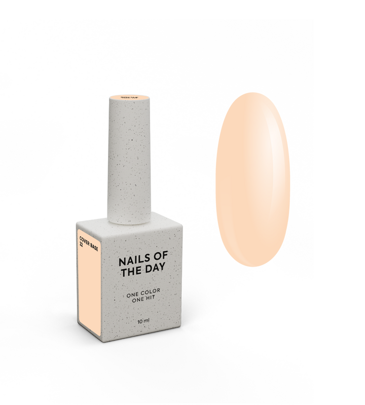 NOTD. Cover Base, NEW Formula #22, 10 ml, камуфлююча база, слонова кістка #3