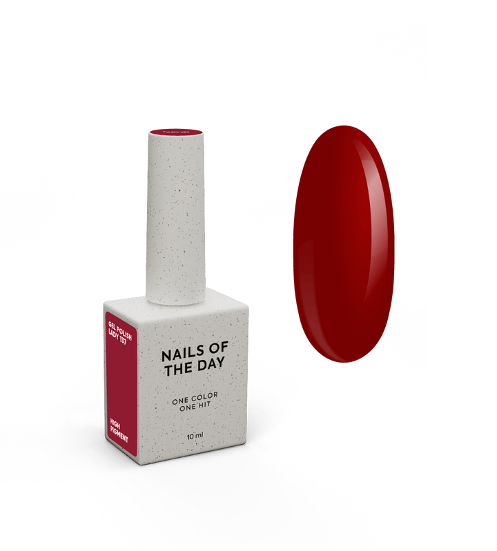 NOTD Гель-лак Let's Special Lady,  #137, 10 ml (насичено-червоний) #1