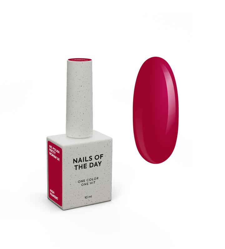 NOTD. "Let's Special" Gel Polish, PRETTY WOMAN, #161, 10 ml, малиновий, гель-лак #1