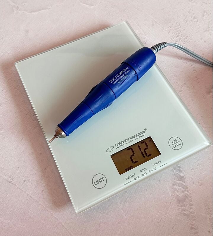 STRONG. Nail drill "Saeshin Strong 210/105LN", original. Фрезер 45 тисяч оборотів, реверс, оригінал з сертифікацією #5