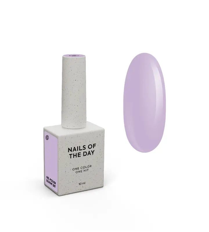 NOTD x G.BAR. Gel Polish, Bloom, #287, 10 ml. Гель-лак, ніжно-ліловий #1