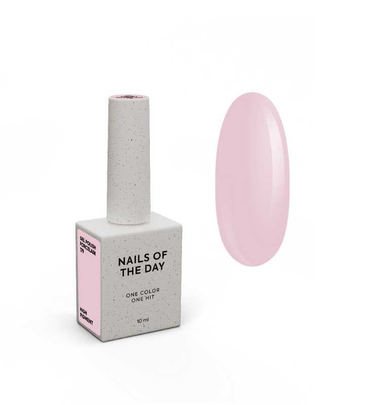 NOTD. Gel Polish Porcelain #179, 10 ml, гель-лак рожево-пудровий — NAILS OF THE DAY (NOTD), NAILSMADE