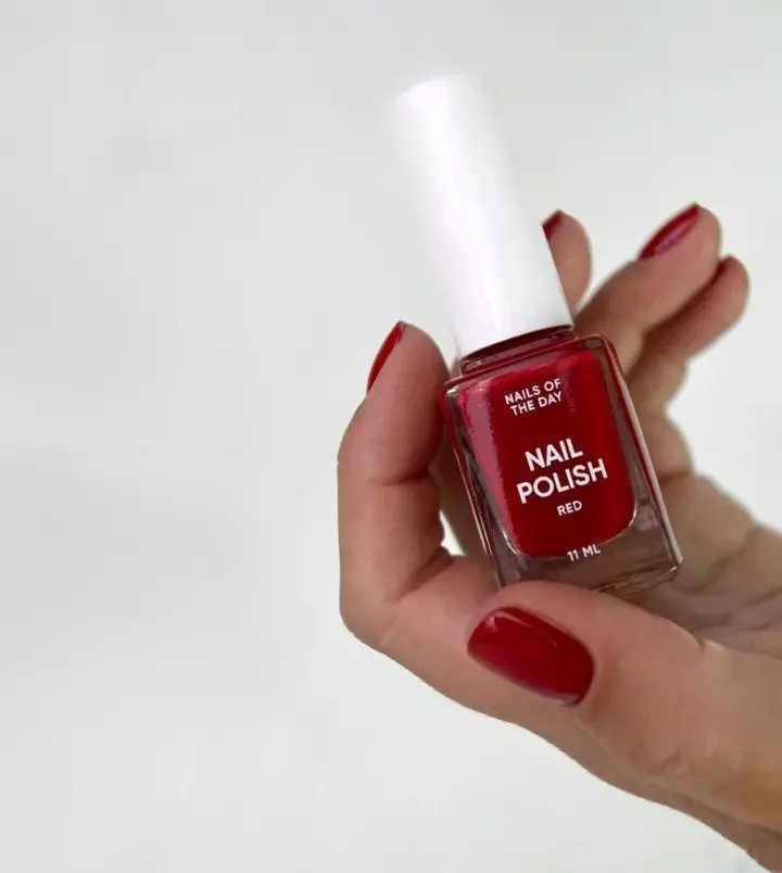 NOTD. Nail Polish. Red, 11 ml. Лак для нігтів, червоний #5