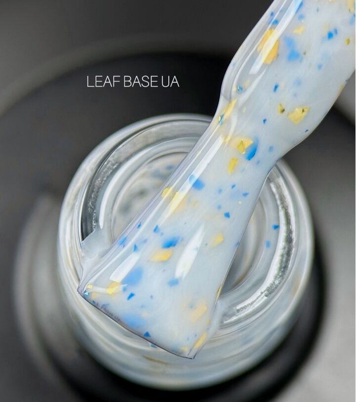 SAGA. Leaf base, 10 ml. Кольорова база з поталлю UA #1
