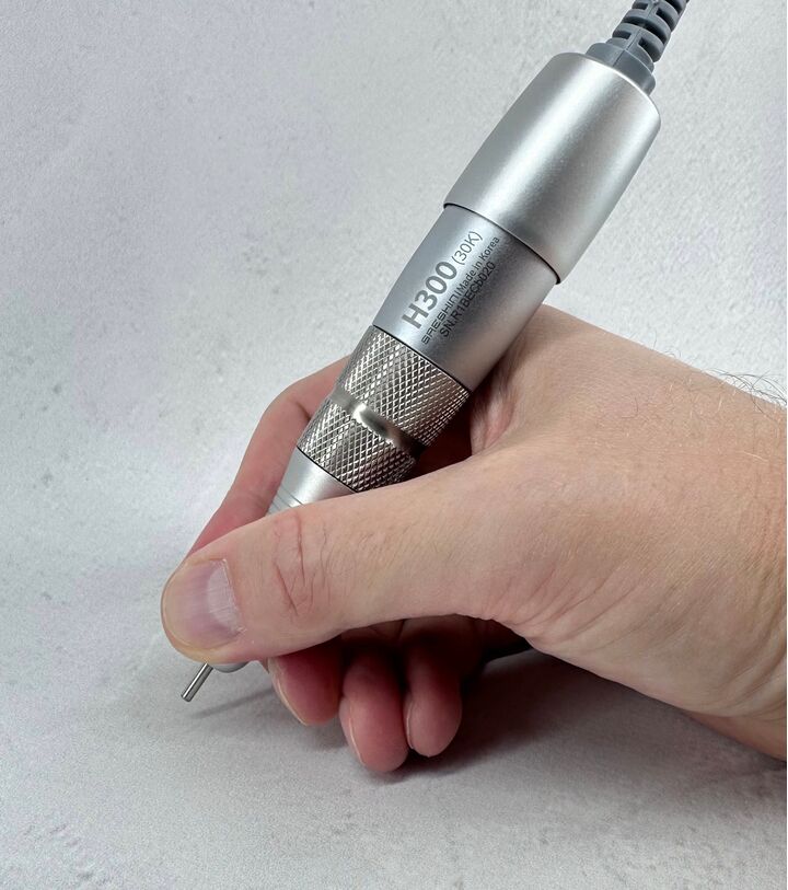 STRONG. Nail drill "Saeshin Strong 210/H300", original. Фрезер 30 тисяч оборотів, реверс, оригінал з сертифікацією #3