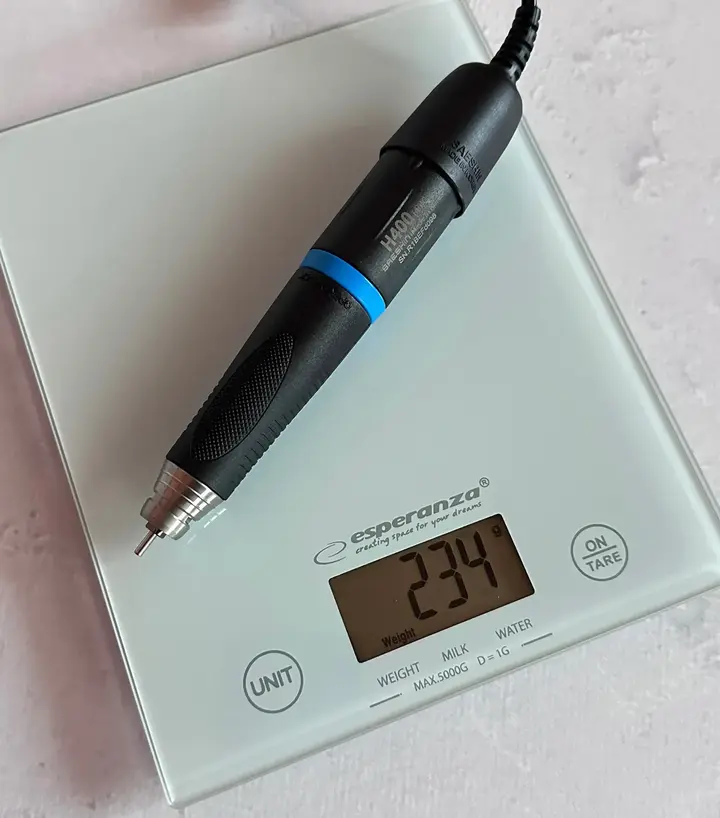 STRONG. Nail drill "Saeshin Brillian B135/H400", original. Фрезер 40 тисяч оборотів, реверс, оригінал з сертифікацією, без педалі — Fresadoras, NAILSMADE