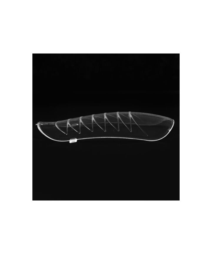 KODI. Plastic Top nail forms, Small Curve, 120 pz, forme superiori per modellazione unghie n.1, curva piccola #2