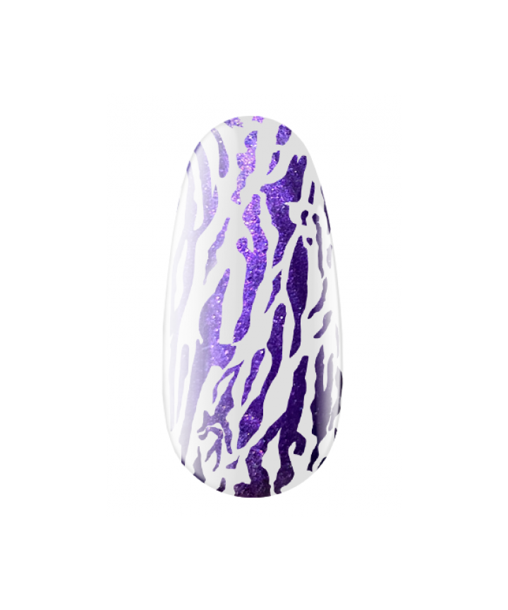 KODI Stamping Gel Violet, перламутровий фіолетовий, 4 ml, гель для стемпінгу #3