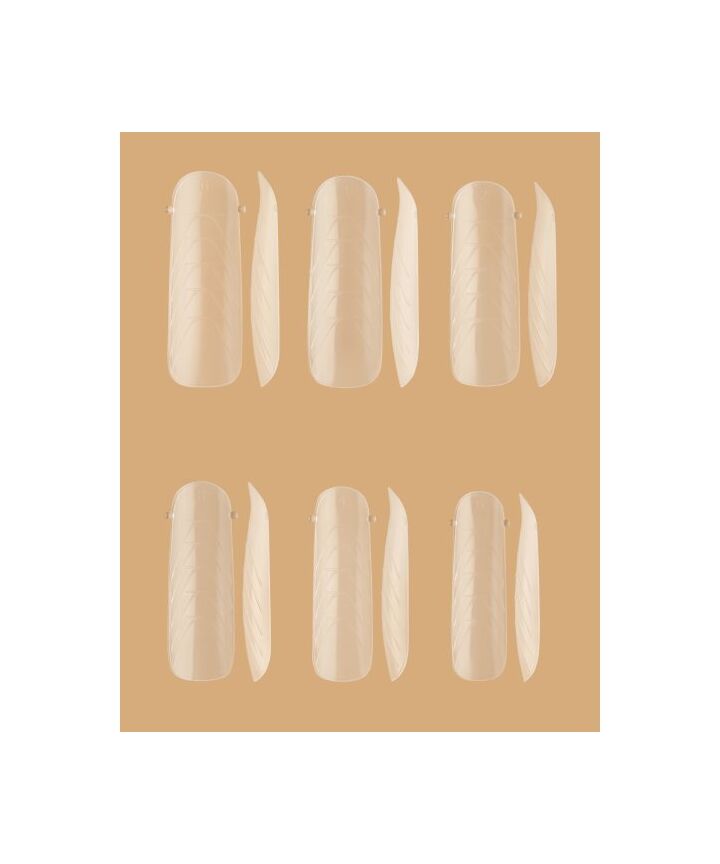 KODI. Plastic Top nail forms, Normal Square, 120 pcs, formes supérieures pour modelage des ongles #2