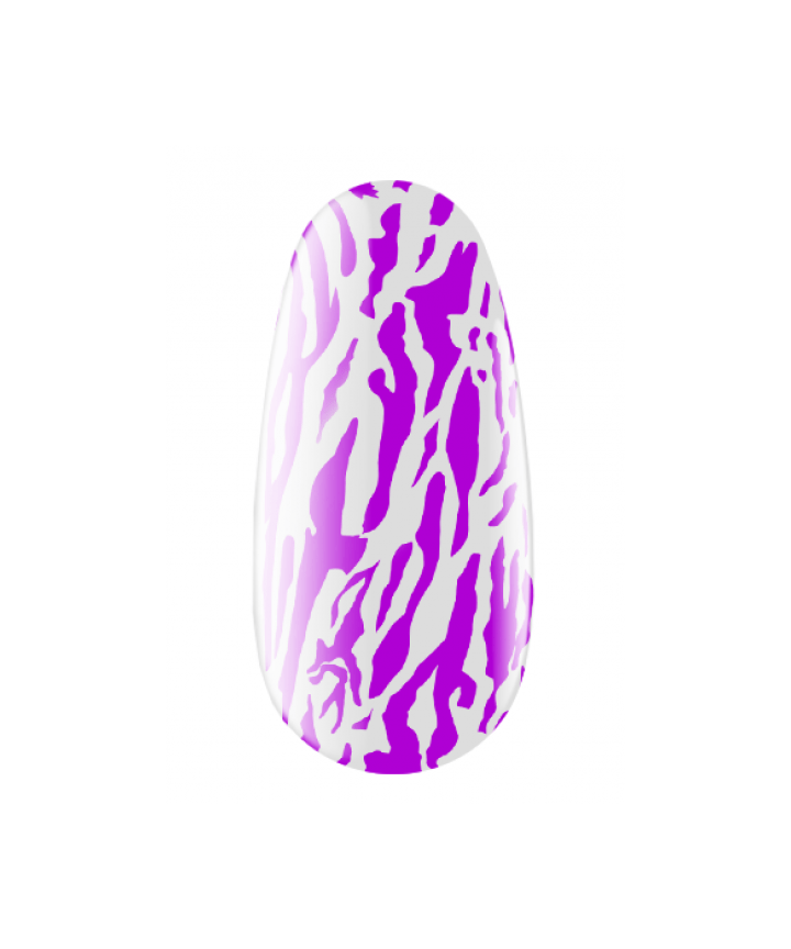 KODI Stamping Gel Neon Violet, неоновий фіолетовий, 4 ml, гель для стемпінгу #2