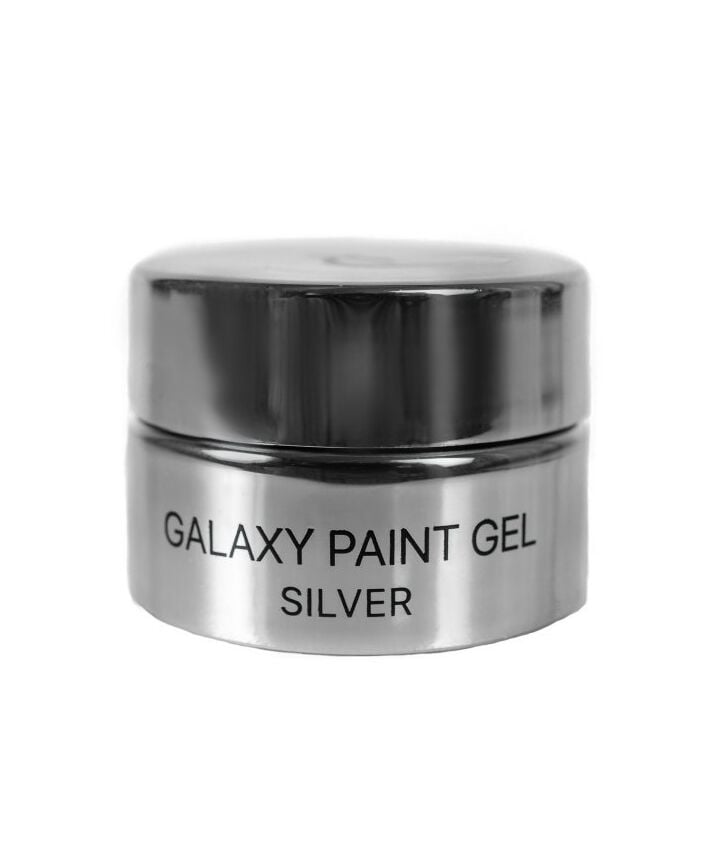 KODI Paint Gel GALAXY №2 Silver, Silber, 4 ml, Gel-Farbe #2