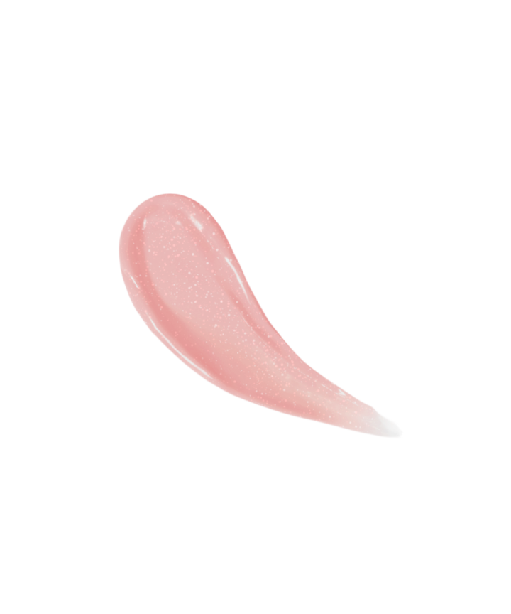 KODI. Builder self-level gel, Beige Shine, 13 g. Gel modelador autonivelante, bege-rosa com glitter #2