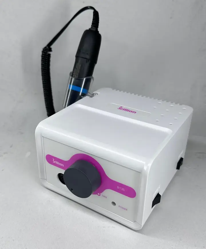 STRONG. Nail drill "Saeshin Brillian B135/H400", original. Фрезер 40 тисяч оборотів, реверс, оригінал з сертифікацією, без педалі — Fresadoras, NAILSMADE