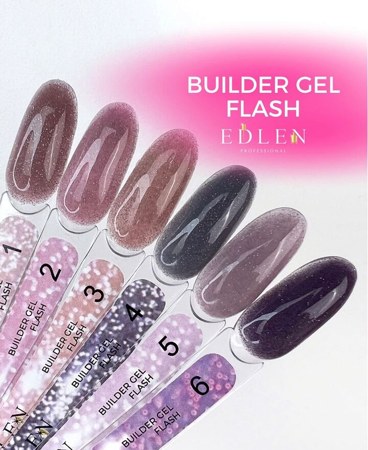 EDLEN Builder gel Flash №4, 15 ml #3