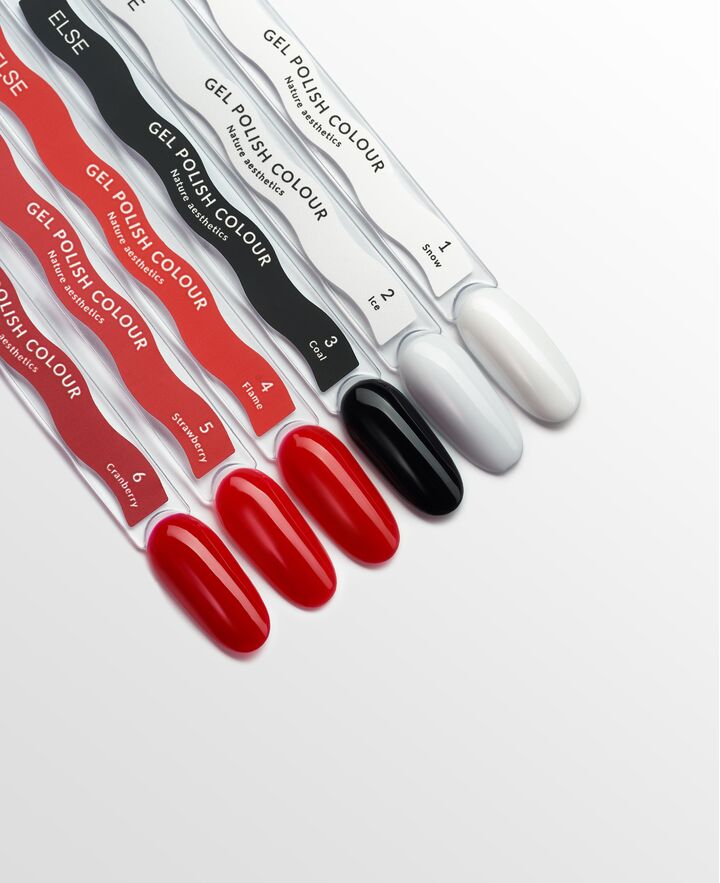 ELSE. Gel polish Colour, #05, Strawberry, 12 ml. Гель-лак #3