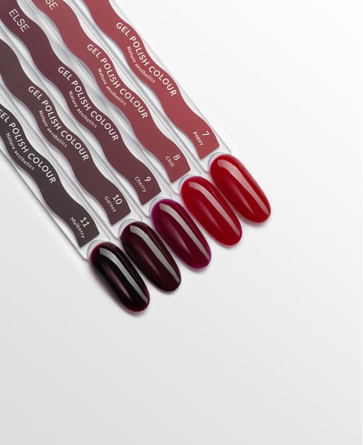 ELSE. Gel polish Colour, #08, Chili, 12 ml. Гель-лак #3