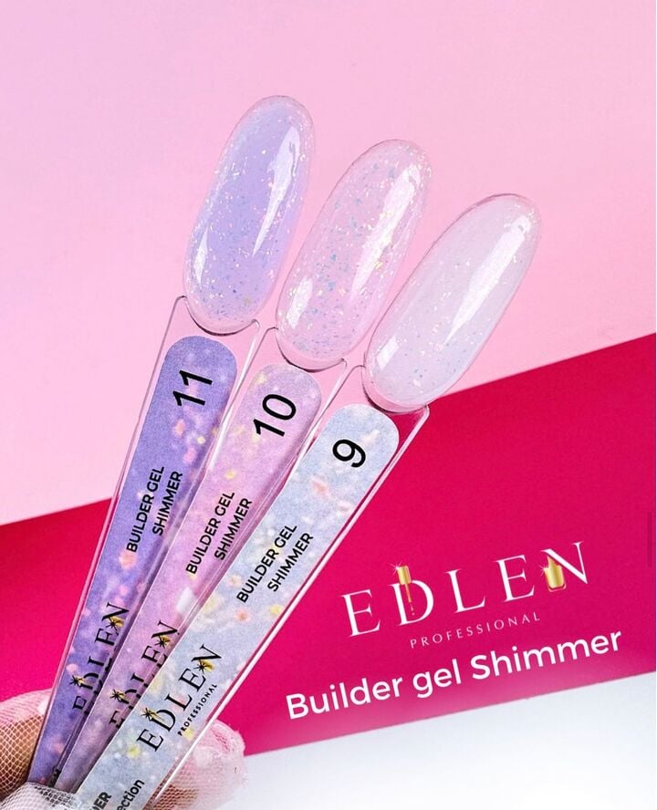 EDLEN Builder gel Shimmer №10, 15 ml #4