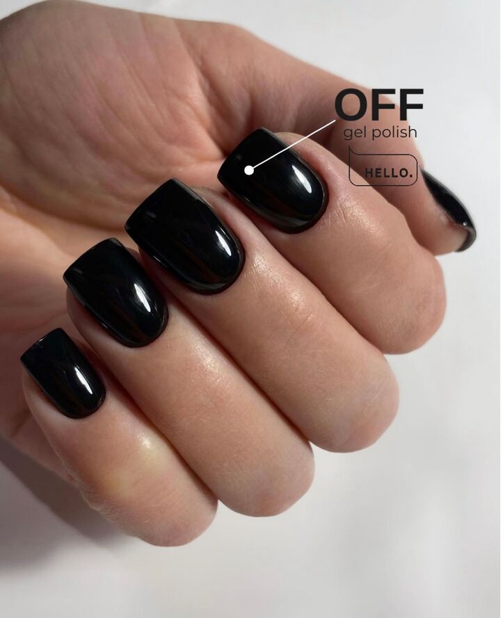 HEYLOVE. Gel Polish, OFF, 15 ml, гель-лак, насичений чорний #4
