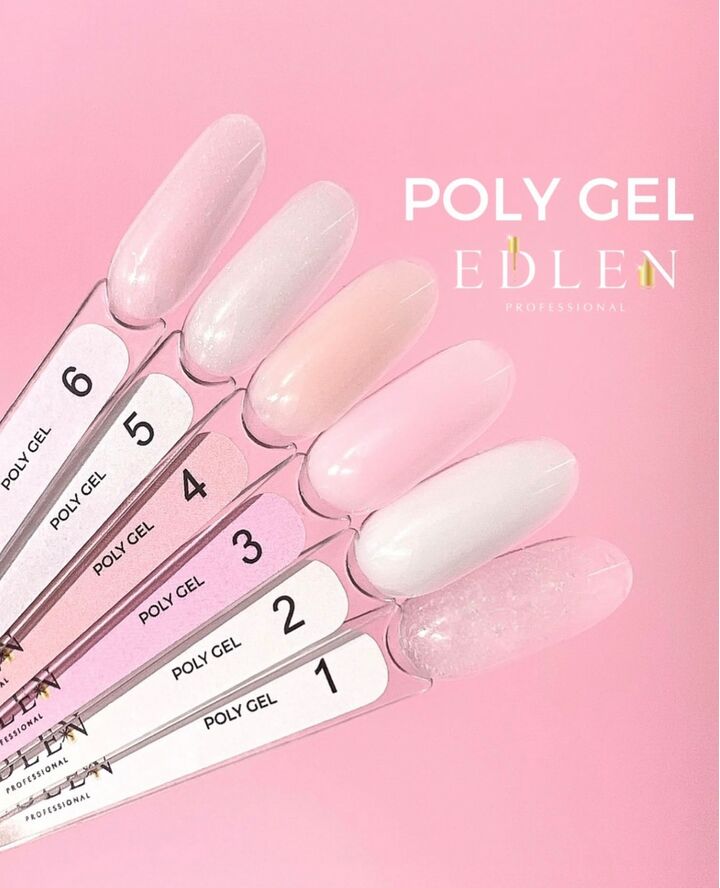 EDLEN. Polygel #03, Pink, 50 ml, полігель, рожевий #4